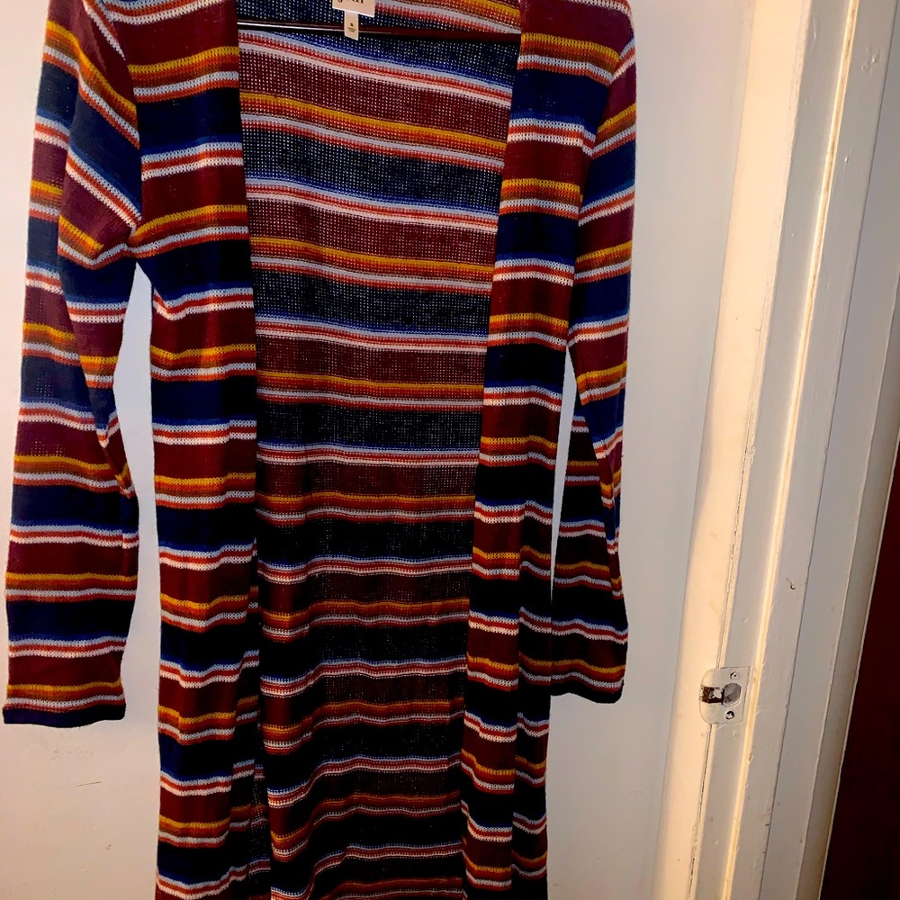 Women’s striped cardigan! New never worn! Size small !